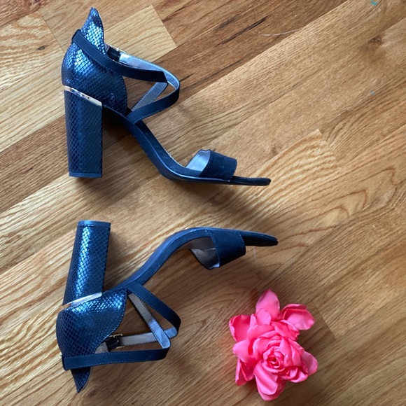 Ana Adler Black with Gold and snakeskin accents 9 - Picture 3 of 5